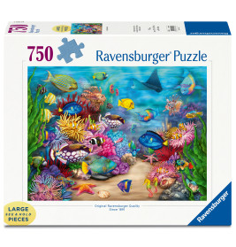 Ravensburger Puzzle 'Tropisches Riffleben' – 750 Teile | Farbbrillante Unterwasserwelt