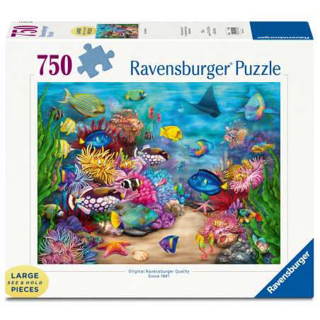 Ravensburger Puzzle 'Tropisches Riffleben' – 750 Teile | Farbbrillante Unterwasserwelt
