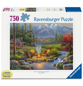 Ravensburger Puzzle Lagerfeuer-Romantik – 750 Teile für gemütliche Abende