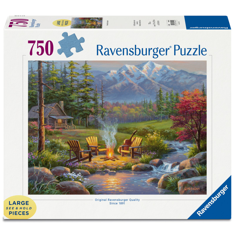 Ravensburger Puzzle Lagerfeuer-Romantik – 750 Teile für gemütliche Abende