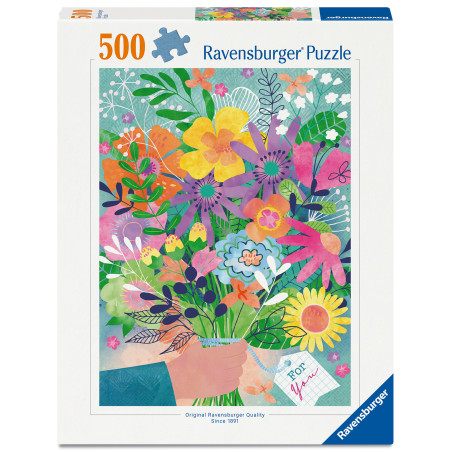 Ravensburger Puzzle 'Blumen für dich' – 500 Teile für Frühlingsgefühle ab 9 Jahren