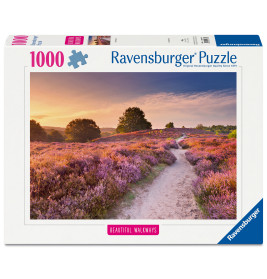 Ravensburger Puzzle Traumpfad in Rosa – 1000 Teile | Märchenhafte Blütenpracht ab 14 J.
