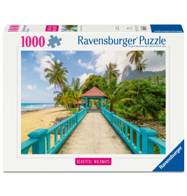 Ravensburger Puzzle Farbenfrohe Brücke in Malaysia – 1000 Teile | Exotik ab 14 J.
