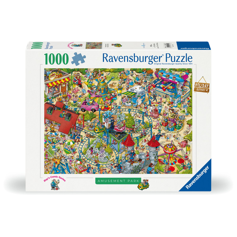 Ravensburger Puzzle Ray Nicholson The Amusement – 1000 Teile | Künstlerisches Motiv ab 14 J.