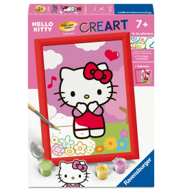 Ravensburger CreArt Hello Kitty Malen nach Zahlen Set für Disney Fans ab 9 Jahren - 12023107