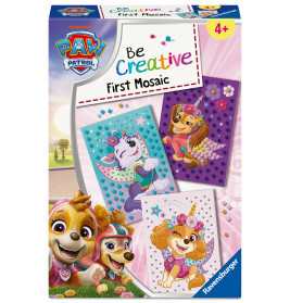 Ravensburger BeCreative Midi Mein erstes Mosaik Paw Patrol – Bastelset für Kinder ab 4 Jahren 12028012