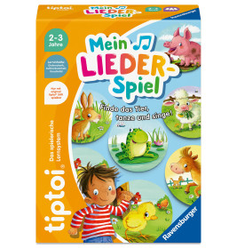 Ravensburger tiptoi® Mein Lieder-Spiel – Interaktiver Musikspaß für Kinder ab 2 Jahren