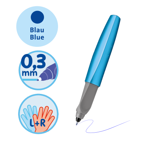 Tintenroller Twist R 457, Frosted blue