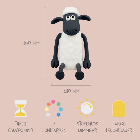 Megalight Shaun das Schaf Nach licht