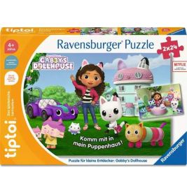 Ravensburger tiptoi® Puzzle Gabbys Dollhouse – Interaktiver Spiel- & Lernspaß ab 3 Jahren