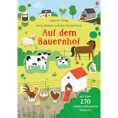 Mein Immer-wieder-Stickerbuch: Auf dem Bauernhof