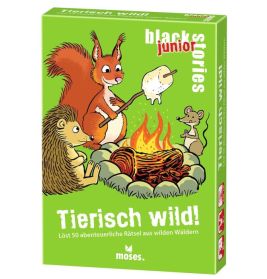 moses. black stories junior 'Tierisch wild!' – Rätselkrimi-Spiel ab 8 Jahren