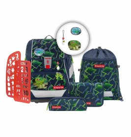 2IN1 PLUS Schulranzen-Set Wild T-Rex Taro , 6-teilig