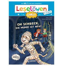 Leselöwen Comics 2. Klasse - Oh Schreck, die Mumie ist weg!