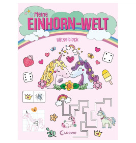 Meine Einhorn-Welt - Rätselblock