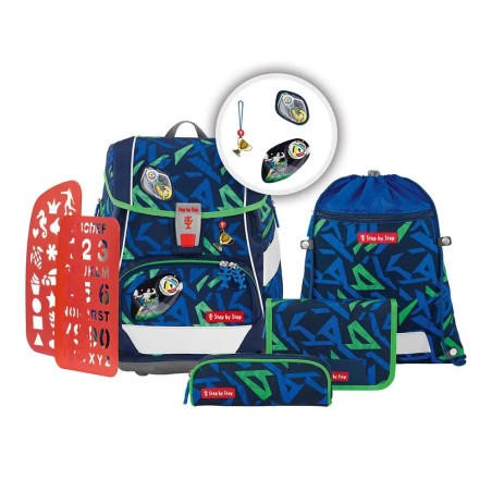 2IN1 PLUS Schulranzen-Set Soccer Ben, 6-teilig