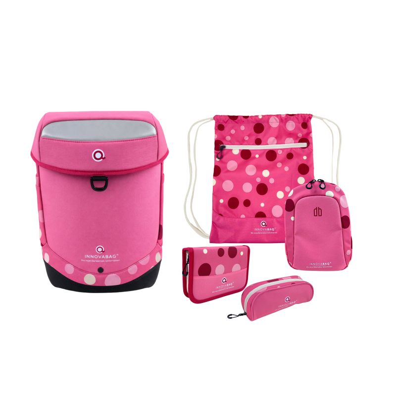 Innovabag - Pink Bubbles Schulranzenset