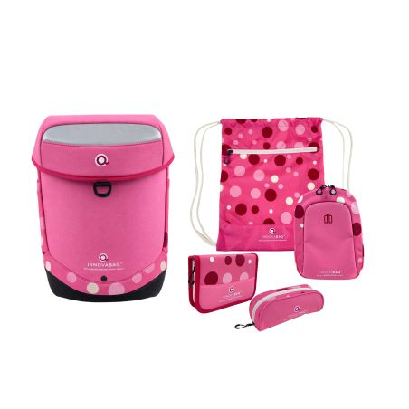 Innovabag - Pink Bubbles Schulranzenset