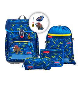 CLOUD schleich® Schulranzen-Set, Dinosaurs, ''Triceratops'', 5-teilig