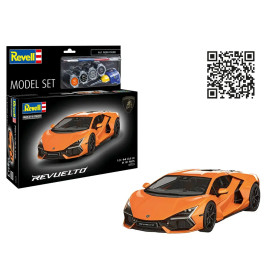 Model Set Lamborghini Revuelto, Revell Modellbausatz mit Basiszubehör