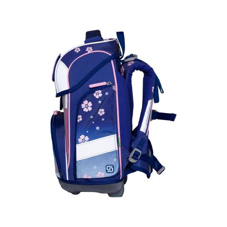 Schulranzen-Set Ergolite 9-tlg Blue Bloom