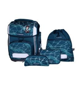 Schulranzen-Set Ergolite 9-tlg Damm Cool Pool