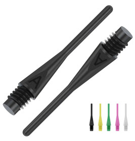 BULL'S Axx Tips lg.schw.6mm 100