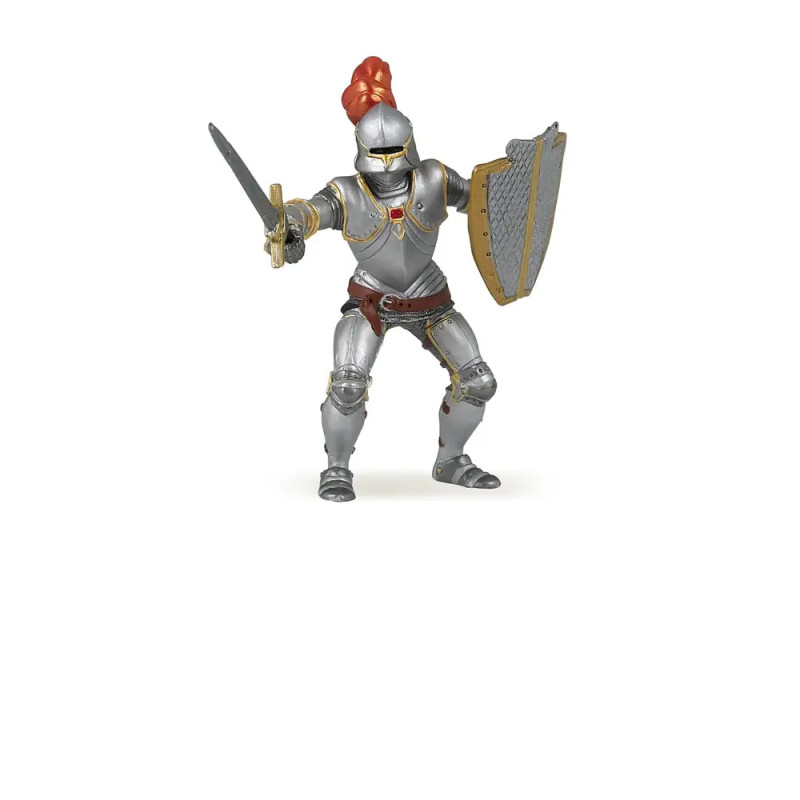 Papo 39244 Ritter mit Rüstung und Feder,