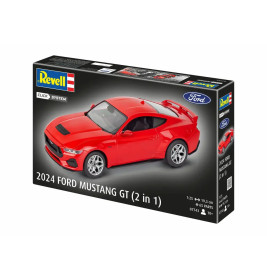 2024 Ford Mustang GT (2 in 1) (Click System), Revell Bausatz zum Zusammenstecken mehrfarbig