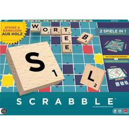Scrabble Original Holz 2 in 1 (D)