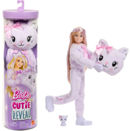Barbie Cutie Reveal Sweet Bows - Lila Kätzchen
