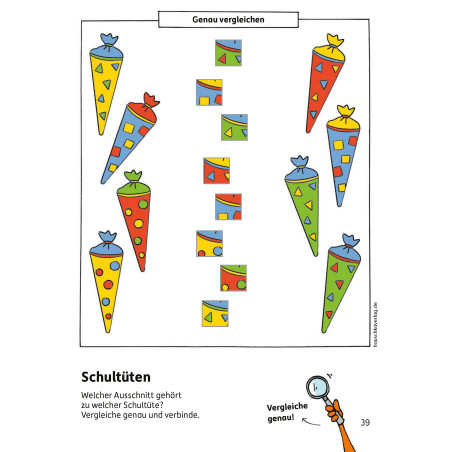 Schulstgartblock ab 6 Jahre Kunterbunte Übungen z.Schulanf