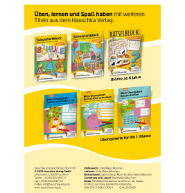 Schulstgartblock ab 6 Jahre Kunterbunte Übungen z.Schulanf