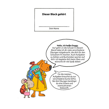 Schulstgartblock ab 6 Jahre Kunterbunte Übungen z.Schulanf