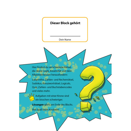 Rätselblock ab 12 Jahre, Bd.1