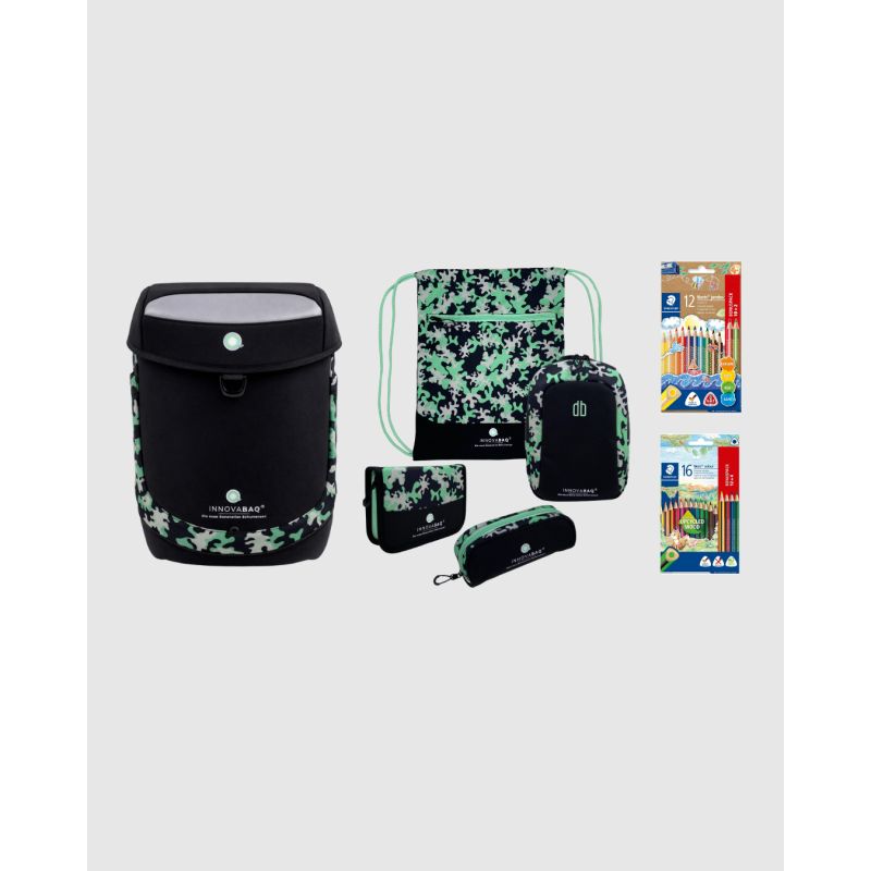 Innovabag - Nero Menta Schulranzenset