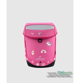 INNOVABAG Pink Bubbles Schulranzenset – Ergonomisch, attraktiv & sicher für Mädchen