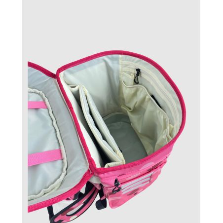 INNOVABAG Pink Bubbles Schulranzenset – Ergonomisch, attraktiv & sicher für Mädchen