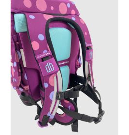 INNOVABAG Purple Bubbles Schulranzenset – Ergonomisch, stylisch & stabil für Schulkinder