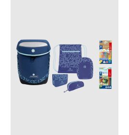 INNOVABAG Blue Innova Schulranzenset (7-tlg) – Ergonomisch, sicher & langlebig