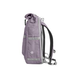 hama Rucksack Rolly32 Lavendel-Lila: 32L, Rollverschluss – Stylischer Begleiter für jeden Tag. hama 214779