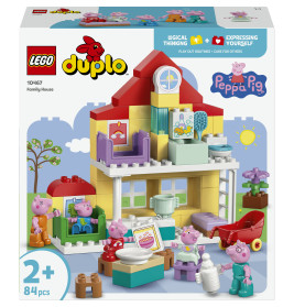LEGO Duplo Familienhaus (10467) – 3 Modelle in 1 Bausteine Set mit Figuren ab 2 Jahren