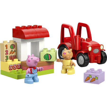 LEGO Duplo 10468 Traktor & Marktstand für Kleinkinder ab 1,5 Jahren | Bauernhof-Spielset