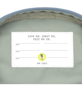 Mini Backpack Pattern Party blue