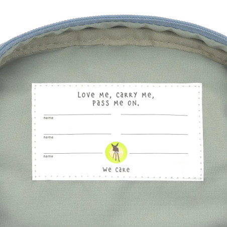 Mini Backpack Pattern Party blue