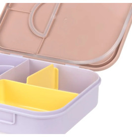 Bento-Lunchbox Pattern Party rose/lilac