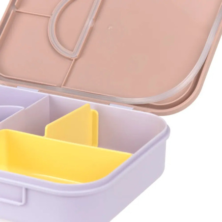 Bento-Lunchbox Pattern Party rose/lilac