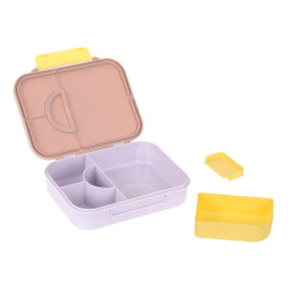 Bento-Lunchbox Pattern Party rose/lilac