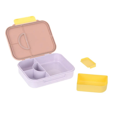 Bento-Lunchbox Pattern Party rose/lilac