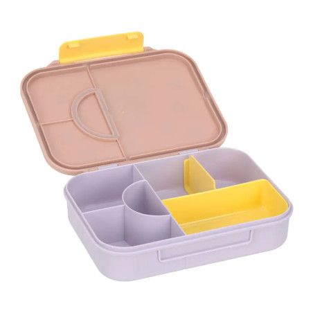 Bento-Lunchbox Pattern Party rose/lilac